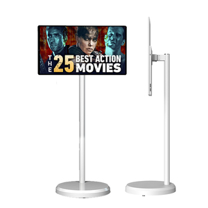 Nuovi Televisori Portatili 2024 Schermo Pubblicitario LCD da 21.5 Pollici TV Portatile su Ruote Elettronica Smart TV con Supporto - Product Image 1