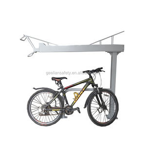 Australia-estante de bicicleta vertical al aire libre, superventas, soporte de bicicleta de dos capas, estante de bicicleta de 2 niveles con cerradura - Product Image 3