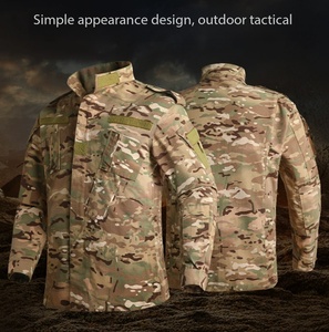 Uniforme de Trabajo DF22 CP Otoño-Primavera, 2.ª Generación, Camuflaje ACU, Chaqueta y Pantalones Cargo con Bolsillos Grandes - Product Image 4