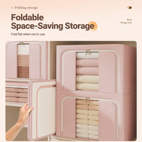 Sac de rangement pliable grande capacité pour couettes, en tissu épais, boîtes de rangement carrées pour le rangement domestique et les armoires