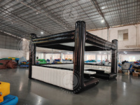 Vente chaude de haute qualité Tiki bar gonflable tout rond barre de piscine flottante gonflable pour arrière-cour