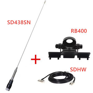 เสาอากาศรถยนต์ VHF รุ่น SD438SN 136-174MHz 144-174MHz พร้อมขายึด RB400 และสาย RG58 ยาว 4 เมตร - Product Image 1