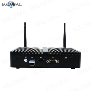 Eglobal 2025 giá rẻ không Quạt Mini PC onboard Intel Celeron J1900 lõi kép DDR3 4LAN Win10/Linux VGA + HD hiển thị kép 10W Cổ Phiếu mới - Product Image 1