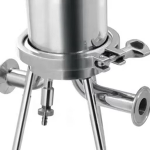 Housing Filter Kimia Bulat Tunggal 10 Inci yang Dapat Disesuaikan, Housing Filter SUS304/316L untuk Filtrasi Pengolahan Air - Product Image 2