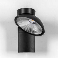 Lampe murale extérieure en aluminium rotative à 270°, abat-jour de style parasol, éclairage réglable, étanche, pour cour et devanture de magasin