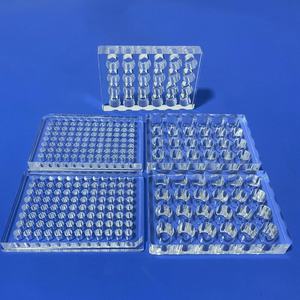 Pabrik kustom Wells <span class=keywords><strong>Well</strong></span> Fused silika kuarsa kaca enzim Hemagglutinin Fused Quartz <span class=keywords><strong>Elisa</strong></span> Plate - Product Image 1