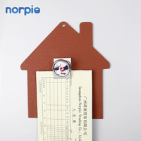 Porte-papier magnétique Sublimation, 1 pièce, en métal blanc, pour papeterie, cadeaux de noël