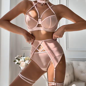 Lencería Sexy Europea y Americana para Mujer, Diseño con Tirantes y Transparencias - Product Image 4