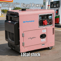 8kW 10kVA 15kVA 20kVA 380V Dreiphasiger 50Hz Schallgedämpfter Dieselgenerator 1500 U/min Drehzahl 400V 110V Vollkupfer-Wechselstromgenerator ATS