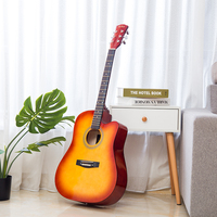 41Inch Cheap Wholesale Price Wood Acoustic Guitar Colorful Best Guitar Manufacturer