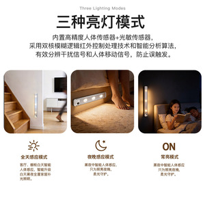 Smart <b>Sensor</b> Cabinet <b>Lights</b> Magnetic Install <b>LED</b> Downlight Matte Finish Easy Installation 3 Modes <b>Light</b> Sensing Human Detection - Product Image 3