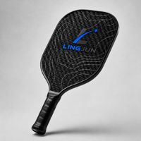 Raquette de pickleball en fibre de carbone T700 conforme aux normes USAPA, 16 mm, design Lingjun Contour Line, Pro Entertainment, logo personnalisé, OEM ODM