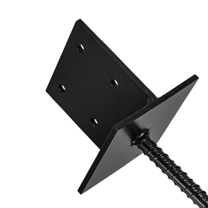 Base <span class=keywords><strong>de</strong></span> anclaje <span class=keywords><strong>de</strong></span> tierra <span class=keywords><strong>de</strong></span> soporte <span class=keywords><strong>de</strong></span> poste <span class=keywords><strong>de</strong></span> pérgola <span class=keywords><strong>de</strong></span> <span class=keywords><strong>hormigón</strong></span> interno <span class=keywords><strong>de</strong></span> metal negro resistente <span class=keywords><strong>para</strong></span> estructuras al aire libre - Product Image 3