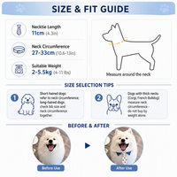 Pajarita y Babero para Perros Pequeños, Pañuelo de Cuello Ajustable de Algodón, Collar Envolvente para Westie, Pomeranian, Teddy, Cachorros y Gatitos, Accesorio Lindo para Mascotas