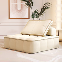 Minimalistisches PU-Würfel-Modulsofa: Langlebiger, umweltfreundlicher, viraler Lazy Block Tatami-Sessel für kompakte Freizeitbereiche und kleine Wohnzimmer