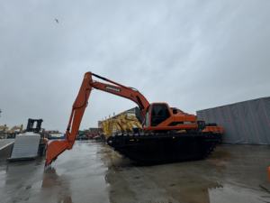 La Corée du Sud a fait l'excavatrice amphibie originale de Doosan DH220 excavatrice amphibie de bateau de 22 tonnes excavatrice amphibie vendre dans la porcelaine - Product Image 4