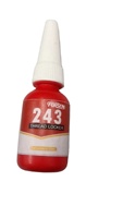 Nouveau 43 Bleu Acrylique Threadlocker 50ml Scellant à Vis pour Emballage et Travail du Bois Couleur Rouge
