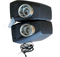 Pare-chocs avant à LED avec feux de brouillard pour FJ Cruiser 2007-2020 Pare-chocs avant modifié Feux de circulation diurne