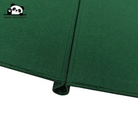 Porte-menu personnalisé en tissu de lin et cuir PU avec insert coulissant en plastique