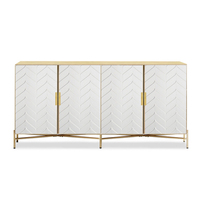 Mobilier minimaliste moderne de haute qualité Panneau en bois de haute qualité Salon Chambre Hôtel Meuble TV couleur personnalisé