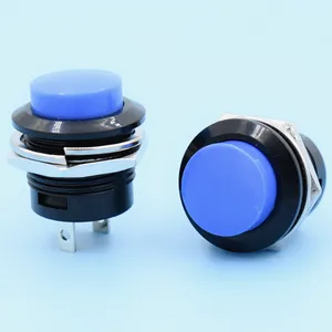 China interruptor do oem/mini/botão/de alternância/potência/micro/partida/momentâneo/redefinição/chave de pressão/2pin/16mm/ligar/desligar/