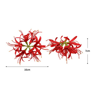 Fleurs artificielles de lys araignées Dongchen Crafts, 16 cm, fleurs en soie, décoration, accessoires de photographie de mariage, décoration de la maison - Product Image 5