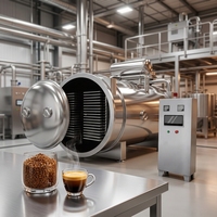 Machine de lyophilisation pour café instantané de spécialité avec technologie de conservation de l'arôme par congélation
