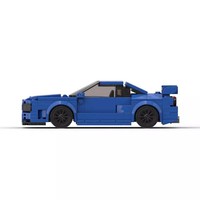 MOC M84758 Speed City Car Champion Racer Classic Supercar Building Blocks Brick Racing Super Technique Creative Garage DIY