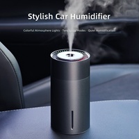 Nouveau mini diffuseur d'aromathérapie cylindrique, humidificateur USB compact, purificateur d'air tout-en-un pour voiture, démarrage/arrêt automatique, brume à haute intensité
