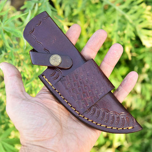 Custom OEM Leather Knife Sheath-Durable Outdoor Tool Bag with Adjustable Strap Waterproof & Eco-friendly Handcrafted Design - Product Image 6