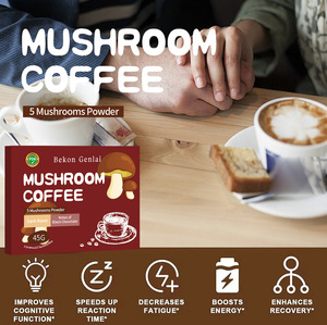Café Instantáneo Bekon Genlai Mellow Chocolate con Mezcla de 5 Hongos, 3g*15 Cajas, Tueste Oscuro, Grado Alimenticio, Sin Aditivos, Favorece la Energía y la Concentración - Product Image 4
