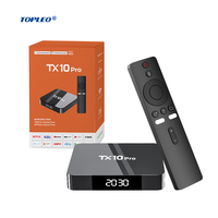 Boîtier TV Topleo Quad Core 4K UHD Double Wi-Fi Android 16 Smart avec Ethernet