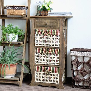 Vente <span class=keywords><strong>en</strong></span> gros table <span class=keywords><strong>console</strong></span> de qualité Meubles de salon <span class=keywords><strong>en</strong></span> bois Commode Arche de réception Armoires de rangement avec paniers <span class=keywords><strong>en</strong></span> osier - Product Image 4