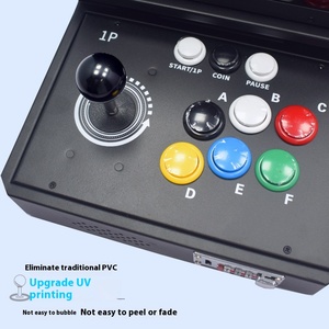 Máquina de juego de Arcade portátil de 10 pulgadas con doble tapa Nostalgia Fighting Moonlight Treasure Box Home Rocker Handle Idioma inglés - Product Image 3
