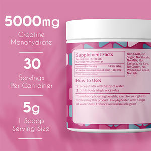 Лидер продаж, порошок креатинового креатина для женщин, 5000 мг, порошок моногидрата креатина для увеличения добычи - Product Image 3