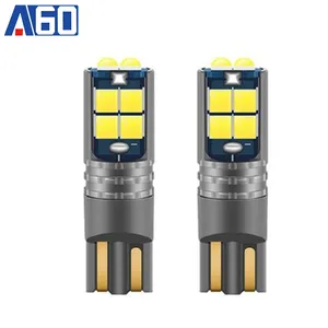 new 12v-24v 194 168 501 10leds 10smd 3030 W5W canbus auto led wedge bulb T10 car led interior parking light