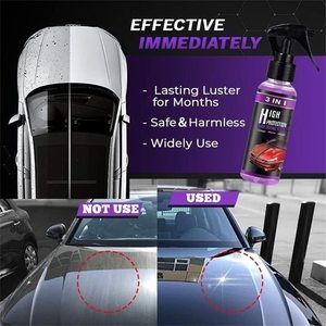 2 uds <span class=keywords><strong>3</strong></span> en 1 alta protección revestimiento de cerámica de coche rápido Spray rápido Reparación de arañazos finos coche <span class=keywords><strong>Scratch</strong></span> Nano Spray de reparación - Product Image 2