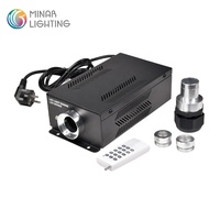 Illuminateur optique en fibre optique, éclairage LED avec commande DMX 512, 25 W, 30W
