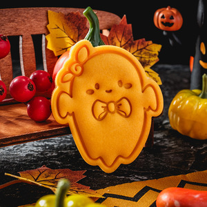 Halloween ma Biscuit Pastry fondant khuôn 3D nhựa Halloween <span class=keywords><strong>Cookie</strong></span> máy cắt và tem cho nướng bánh - Product Image 3