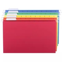 Lettre de suspension d'impression personnalisée format A4 papier de couleur organisateur de dossiers suspendus verticaux pour le bureau