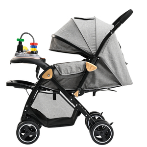 Xách tay fodalbe xe đẩy em bé pushchair trẻ sơ sinh pram với reversable Seat & Removable âm nhạc thực phẩm Tay & đồ chơi Bar & lưu trữ lớn - Product Image 5
