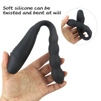 Vibrateur à télécommande Safiman, plug anal perlé pour hommes, femmes et couples, forme en U, réaliste, stimulation du point G, jouets sexuels pour adultes