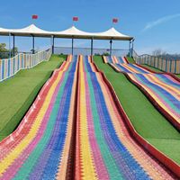 Grand équipement de divertissement extérieur, aire de jeux extérieure pour enfants, parc de jeux, grande rampe pour enfants et adultes