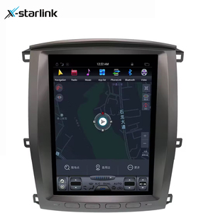 12,1 "Tesla Style Android дисплей автомобильное радио видеоплеер для Toyota Land Cruiser LC100 2003-2007 автомобильный Dvd-плеер - Product Image 1