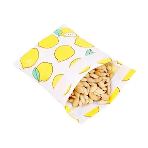 custom design exotic kids Organic cotton bag for snacks