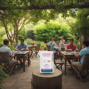 Portable Mini Mahjong Machine Automatic Handheld Table for Outdoor <b>Gambling</b>, 4 Players, Uncharged, Universal Use, D0100X32P5P - Product Image 2