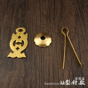Tirador de Cobre Puro Chengyu de 6 cm, Diseño de Doble Dragón Estilo Chino, Accesorio para Muebles - Product Image 4