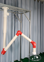 Hotte d'extraction de fumées pour laboratoire / Bras d'aspiration dentaire extra-oral / Bras d'extraction de fumées