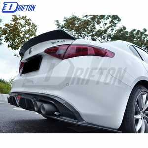 Cmst สปอยเลอร์คาร์บอนไฟเบอร์สไตล์ไฮคิกสำหรับ Alfa Romeo Giulia BASE Ti 2016-2023 - Product Image 4