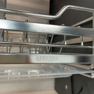 Modern Kitchen <b>Wall</b> Cabinet Pull Down Nanometer <b>Storage</b> <b>Basket</b> for Dishes Pull Down Shelf - Product Image 5